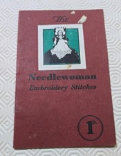 Vintage seltenes Heft Die Nadelfrau Stickstic...