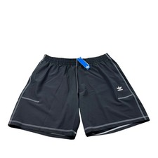 Adidas Originals Essentials Men s Black Trefoil Fleece Shorts 2XL NWT