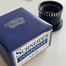 Schneider-Kreuznach Componar 1:4.5/75. Enlarger LENS -- A BEAUTY !!!