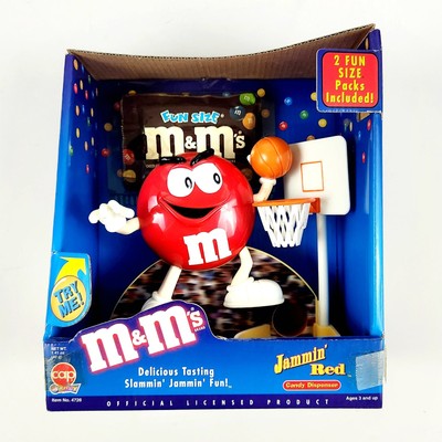Rare Vintage 1999 M&M's Candy Jammin Red Basketball Candy
