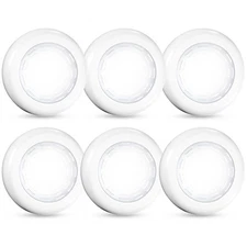 Tap Light 6 Pack Portable LED Puck Touch Night Lights - Battery Operated under