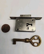 Drawer Door Lock Full-mortise Brass LH NOS