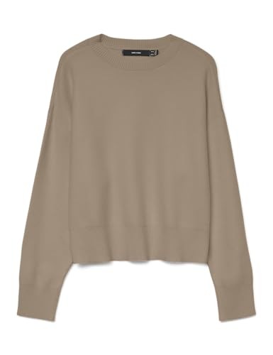 Langarm Pullover Vero Moda Vmgold Art, GrößE M, Schwarz, Damen, Baumwolle-image