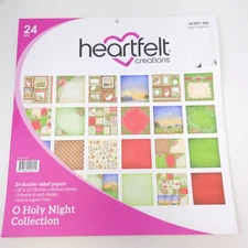 Heartfelt Creations Paper Pads Choose from Merry and Bright, Oh Holy Night and m