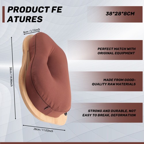 Bureau à genoux avec coussin d'oreiller, support pour ordinateur portable avec emplacement pour tablette 3807 - Photo 2/7