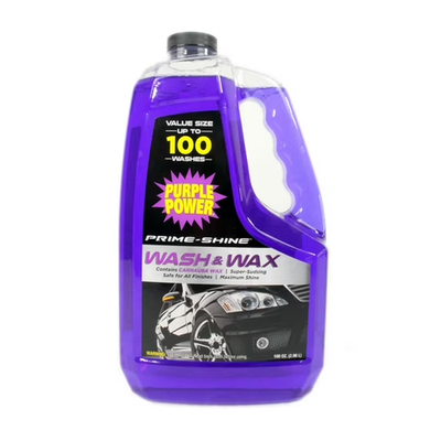 #ad #ad Purple Power Prime Shine Wash amp; Wax Car Soap 100oz Carnauba Auto Cleaner USA $9.48