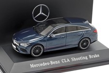 Spark 1/43 Mercedes-Benz Cla Shooting Brake X118 2019 Denim Blue