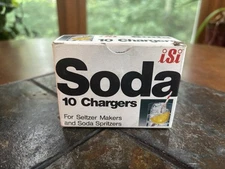 iSi North America CO2 Soda Siphon Chargers, 10 Pack