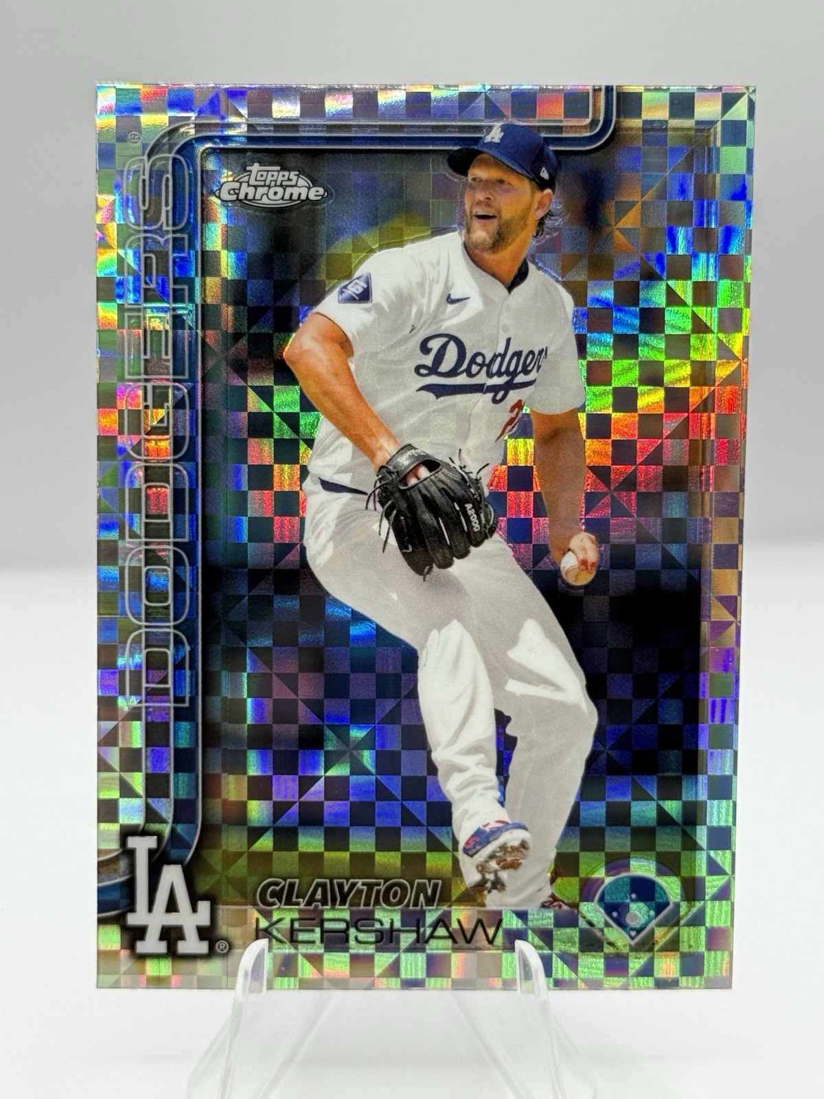 2025 Topps Chrome X-fractor Clayton Kershaw #88