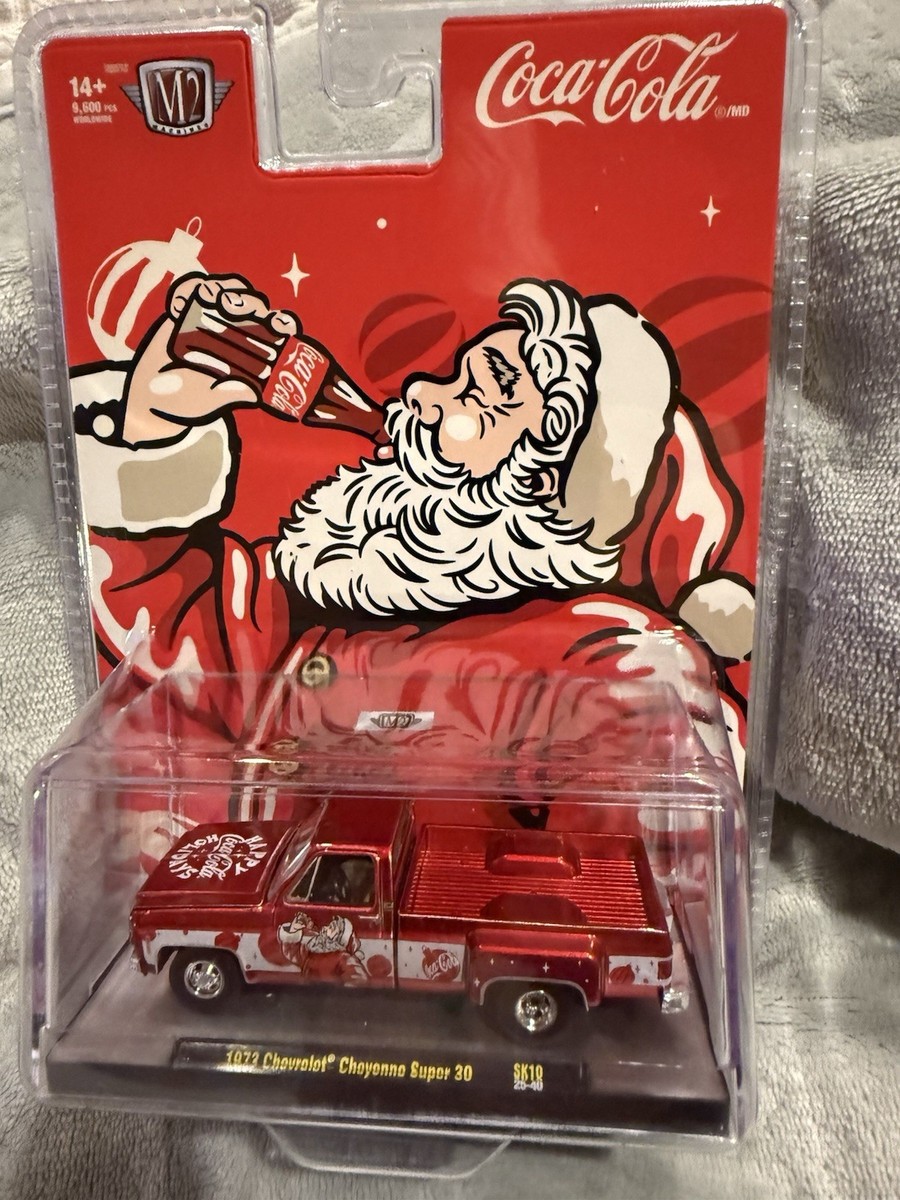 M2 Machines Coca Cola 2025 Holidays 1973 Chevrolet Cheyenne Super