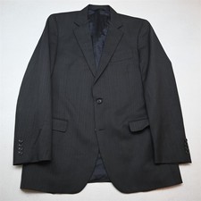 Brooks Brothers 41L Gray Herringbone Saxxon Wool 1818 Fitzgerald Blazer Jacket