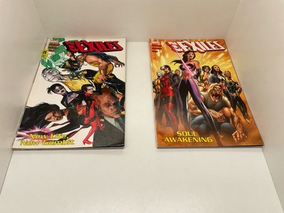 New Exiles Marvel Graphic Novel Lot Vol 1 2 Gambit Claremont