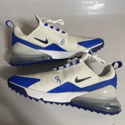 Nike Golf Air Max 270 G Tour Shoes White Blue CK6483-106 Sz 