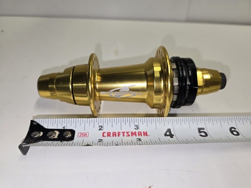Bombshell brand bicycle Rear Hub Gold 18 Hole Bmx Hub, preowned