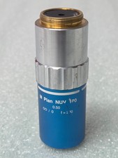 MITUTOYO M Plan NUV 50X / 0.50 f=200 Microscope Objective Lens