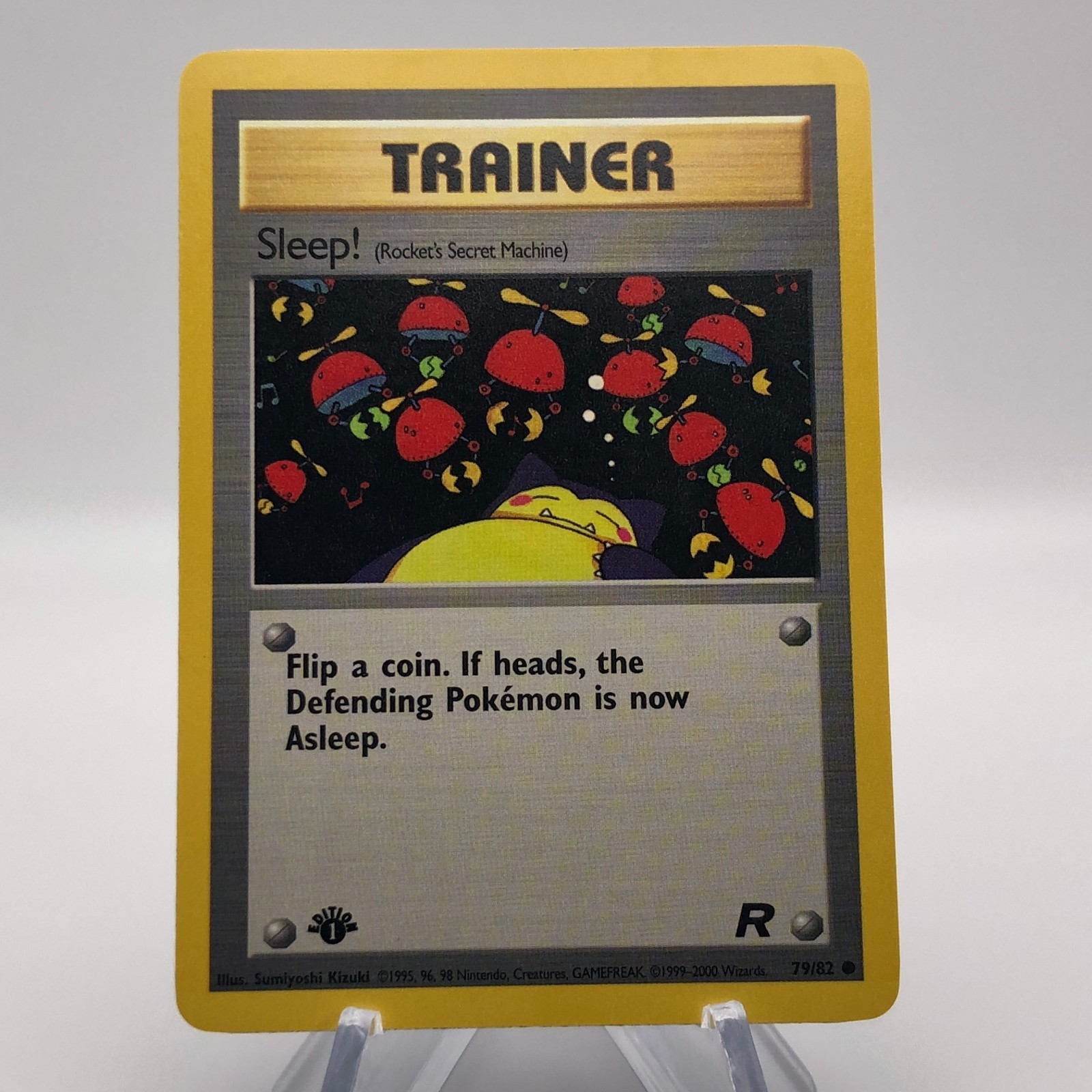 Pokemon 1st Edition Team Rocket (2000) - Sleep! 79/82 - Common - LP