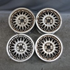 84-91 Bmw E30 3-series 15 Style 5 Bbs Basket-weave Alloy Wheel Rim Set Oem 84-91 Bmw E30 3-series 15 Style 5 Bbs Basket-weave Alloy Wheel Rim Set Oem