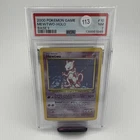 Wizards of the Coast Pokemon TCG Mewtwo 10/130 Base Set 2 Holo PSA 7