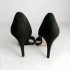 Old Navy D'Orsay Stiletto Heels Black Faux Suede Pointed Toe Women's Size 8 — photo 7