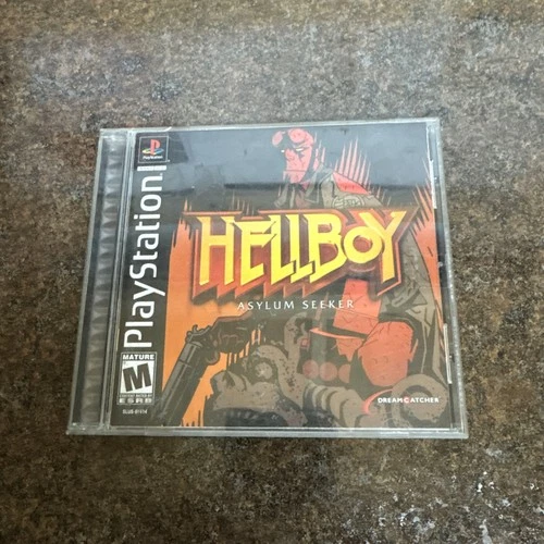 Hellboy: Asylum Seeker (PlayStation PS1 2003) CIB Tested Registration Card READ