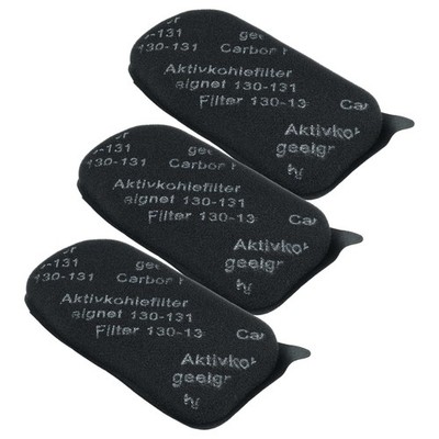 3x Aktivkohlefilter für Vorwerk Kobold 131 130 131sc