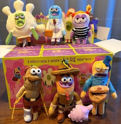 Authentic Bikini Bottom Buddies Series 2 Blind Box Plush Keychain Figures Toy