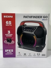 Ion Audio Pathfinder Go All-Weather Portable BT Speaker Premium Wide Sound IPX5.