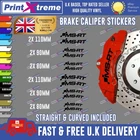 12 Premium MS-RT MSRT Brake Caliper Decal Sticker High Temp Straight & Curved