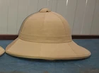 WOLESLEY PITH HELMET - WW1 WW2 BRITISH AUSTRALIAN DESERT WAR REPRODUCTION NEW