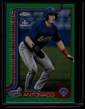 2025 Topps Pro Debut #PDC-109 Sam Antonacci Chrome Green Refractor #/99