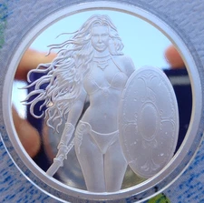 1 oz. 2025 SILVER SPIRIT Silver Shield MiniMintage proof .999 silver