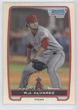 2012 Bowman Draft Chrome Draft Picks Refractor RJ Alvarez #BDPP46 0f8