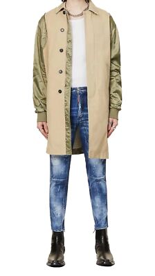 DSquared2 Cool Guy Distressed Effets Cropped Blue Jeans Größe 42 UVP 865  Neu mit Etikett