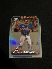 J.P. MARTINEZ 2024 TOPPS CHROME REFRACTOR  ROOKIE #294 Braves