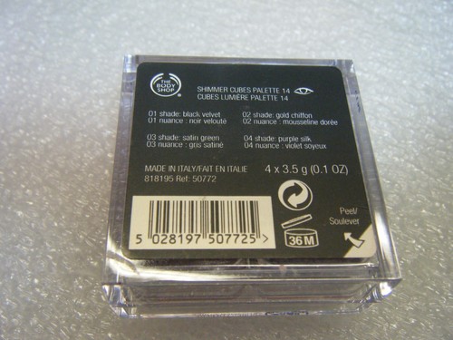 BODY SHOP SHIMMER CUBE PALETTE 14 SEE PHOTO'S & DESCRIPTION FOR SHADES - SEALED - Picture 2 of 4