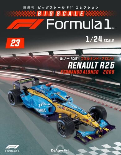 1/24 DeAGOSTINI Big Scale F1 #23 Renault R25 Fernando Alonso 2005 Model unopened - Picture 6 of 10