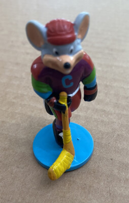 Chuck E Cheese Mascot 2” PVC Ice Hockey Figure Toy | eBay