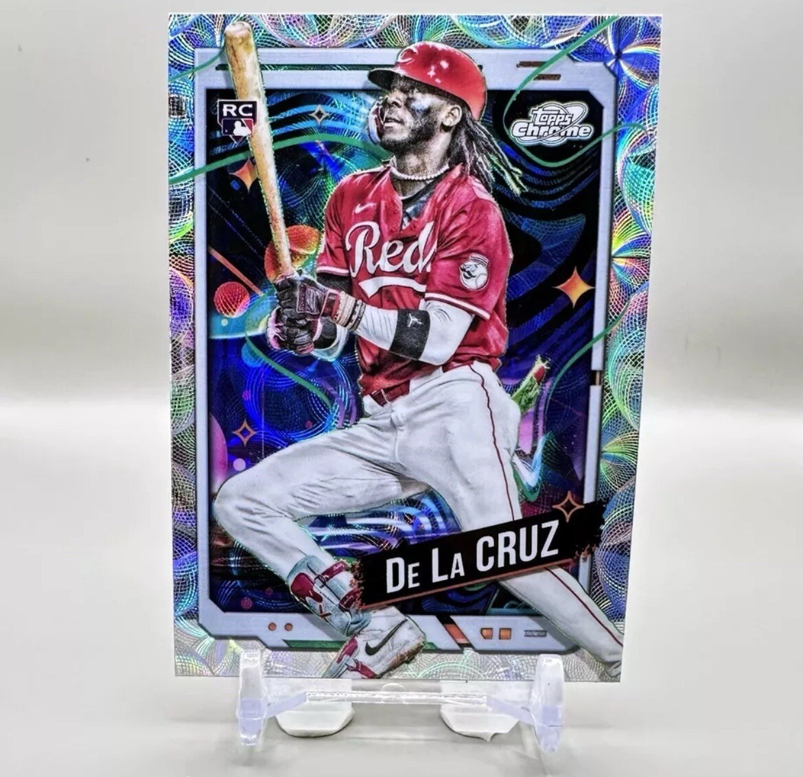 2024 Topps Chrome Cosmic #44 Elly De La Cruz RC Nucleus Refractor SP