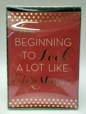 12 Christmas Cards and Envelopes (New Boxed) Xmas, Navidad, Holidays, Greeting.