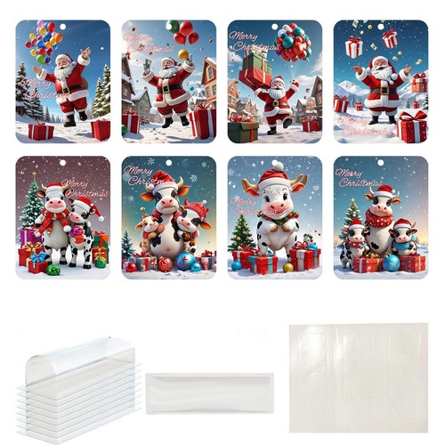 Christmas Tree Wallet Pendant Decoration Christmas Party Surprise Card Hangings - Picture 2 of 9