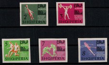 Albania; Mistrzostwa Europy 1963 kpl. ** (35,-)