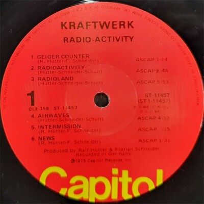 KRAFTWERK - Radio-Activity [ 1977 Korea 1st Vinyl ] EX w/Insert No