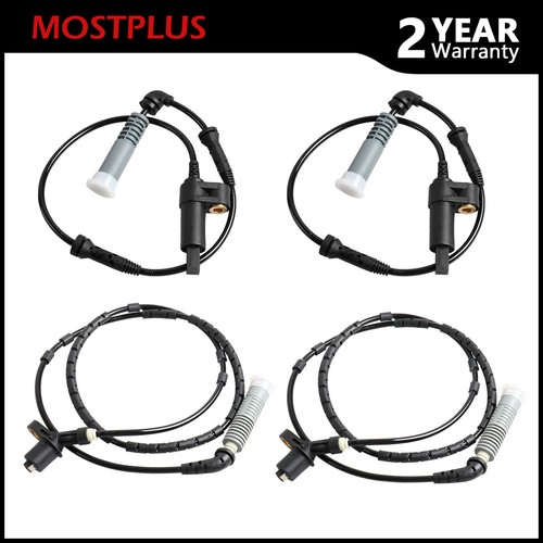 New 4 PCS ABS Wheel Speed Sensor For BMW 328i 328Ci 323i M3 Front