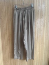 Vintage Beige Silk Pants -- Fits size 2-4