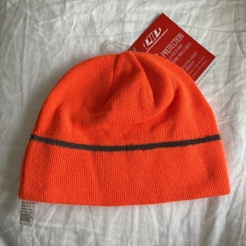 Protective Industrial Products PIP beanie Winter Work Hat Orange