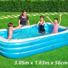 Image of Bestway Inflatable Outdoor Garden Paddling Pool Family Fun Outdoor Party LARGE