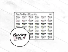 2665~~Planning Time Planner Stickers.