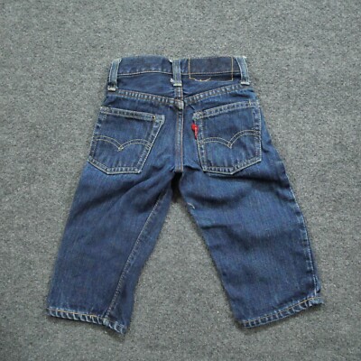 Vintage Levis Big E Jeans Toddler Size 0 Blue Denim Boys Youth