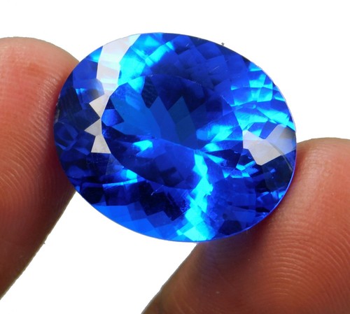 Madagascar Certificato "ROYAL BLUE Zaffiro" 26 Ct Pietra Preziosa Naturale Non Trattata - Foto 8 di 11