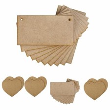 Creative Deco MDF Plaques et Formes en Bois | 4 Variantes